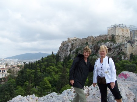 Lynn and Marcia in Greece 2006