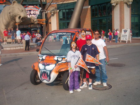 Us at Comerica Park