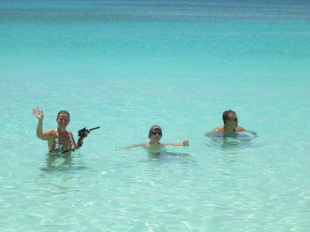 Ruth, Darren, John Austin Snorkeling
