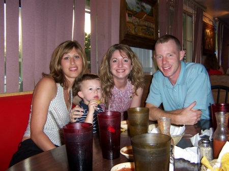 Dinner with Becky (Barto) Umbrell & her family at the best Mexican restaraunt in Clarksville, TN.