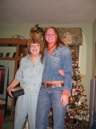 Mary and Grandma (my Mom)