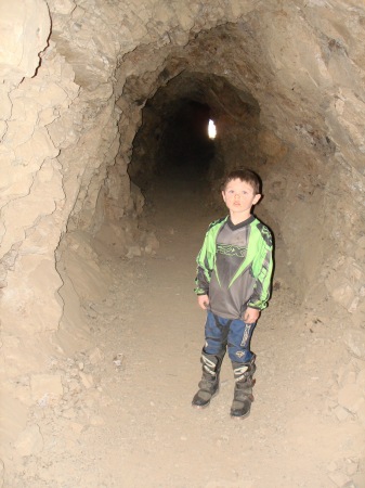 mine shaft at Randsburg