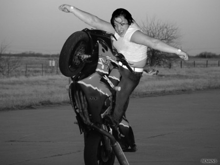 Just kickin' it on my bike