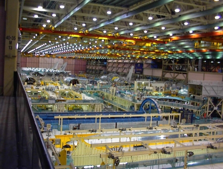 Boeing factory 777 area.