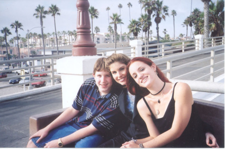 my daughter Emily, son Luke, me 7/2001