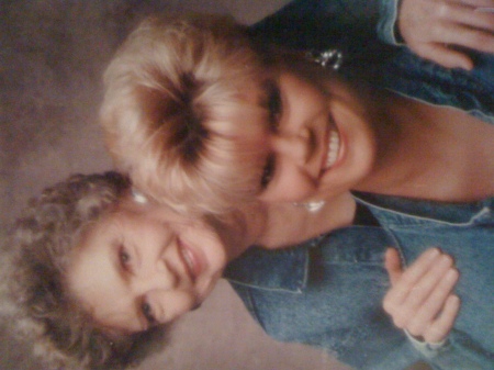 Sandi Fox and Billie Evans - my mom and I about 10 years ago.  Mothers day makeover shots (and they were makeover)