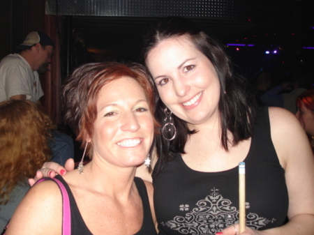 My friend Sandy and I at the Firehouse concert!