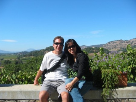 Matt and Tracy at Silverado Winery in Napa, September 2005