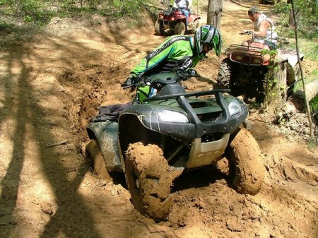 Riding Local trail