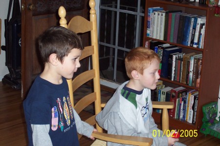 My son Jake (sitting ) with his best friend Tylar.