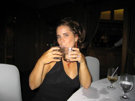 At a wedding in August 2005