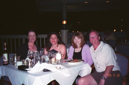 Dinner with friends in Kauai, HI