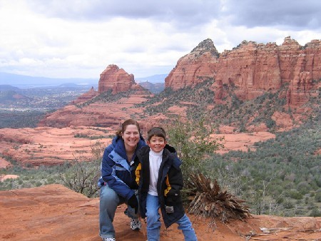 Janet and Bailey in Sedona