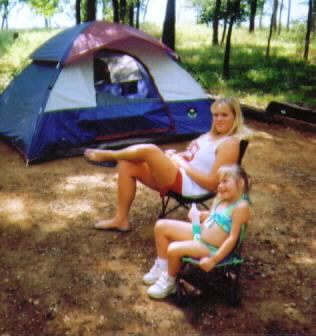 Camping with my daughter
