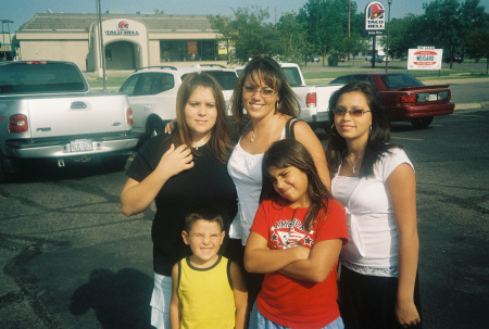 me my sisters and my two kids