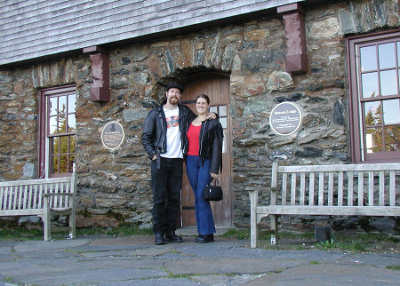 Brian and me at Bascom Lodge for a weekend getaway