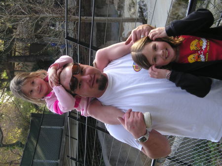 my girls and i at the zoo