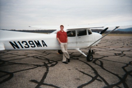 Bill's first cross country flight