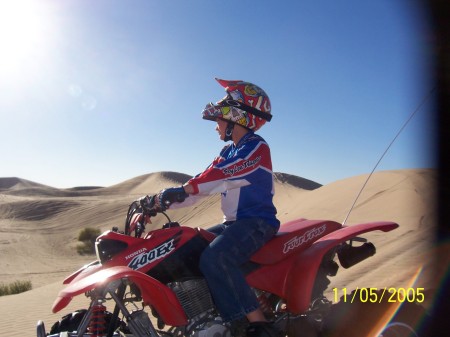 Zach Riggs shows his riding abilities at Glamis Dunes!