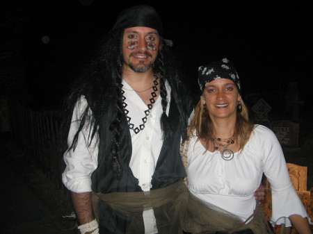 Halloween party with my wife