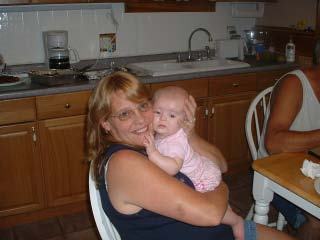 grammy and Kayleigh, my youngest grandchild