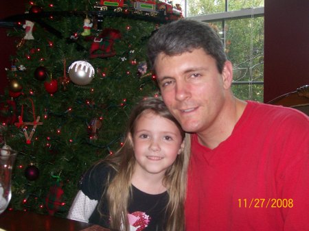 Brooke and her Daddy on Thanksgiving Day 2008