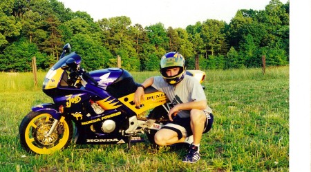 Me and my 1998 CBR600f3 "smokin' Joe"