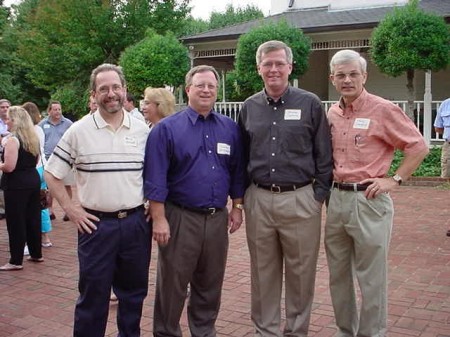Bruce, Mark, Tommy, and Burney at our 30th