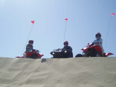 Me and my Girls riding ATV's in Pismo.  Good Times.