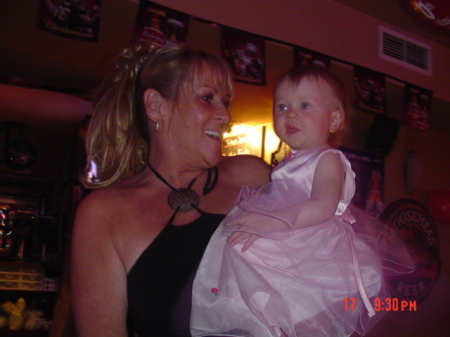 Patsy with her granddaughter Styles Vegas