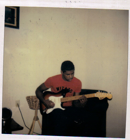 practicing on my guitar
