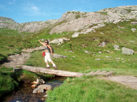 Walking in the Norwegian mts....