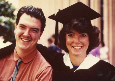 Lisa and me at her USC graduation, June 1981