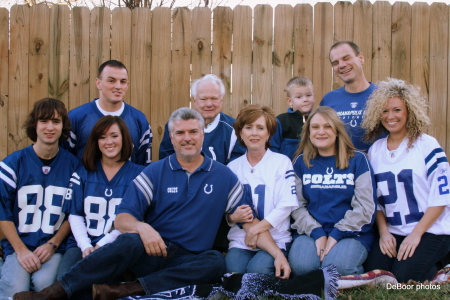 Our whole family-Big Colts Fans