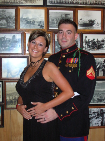 Rob and I at the Marine Birthday Ball