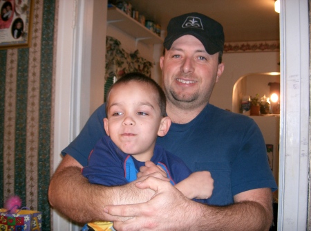 My husband Les and son Jace