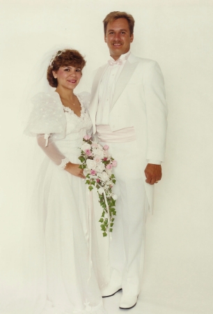 My wife & Myself on our Wedding day in 1985
