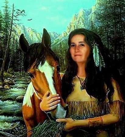 Linda Cardinalli's album, my native american pctures of  me  yes that  me