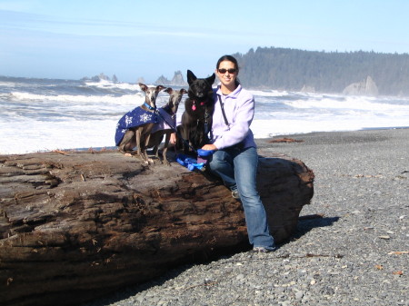 The 'kids' and me, Rialto Beach, WA