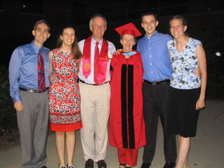 Family at Mom's graduation