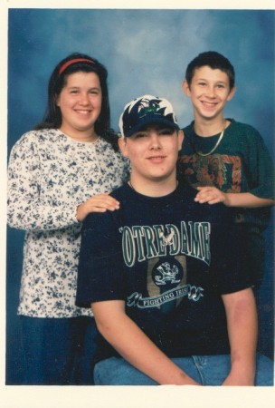 amanda,michael,and brent 1995 our wonderful kids