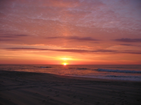 Sunrise over the Atlantic Ocean