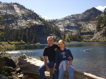 Jeff and I at Eagle Lake, Tahoe 30th Anniversary