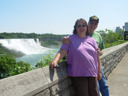 Leon and I at Niagara Falls in Canada