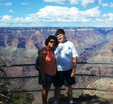 Grand Canyon with Son Shaun Sept 08