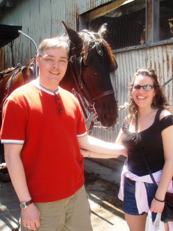 m&i with horse