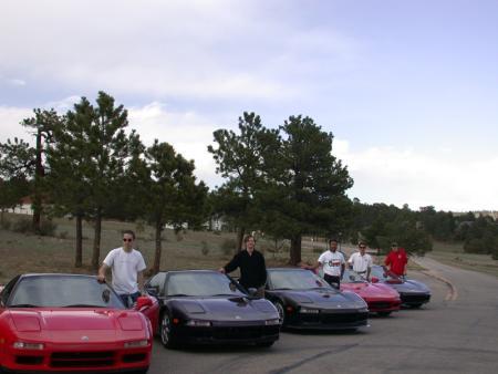 Some of the boys in the NSX club