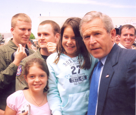 Jessica and Bush 2005