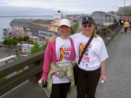 Me and friend at Race for the Cure 2006