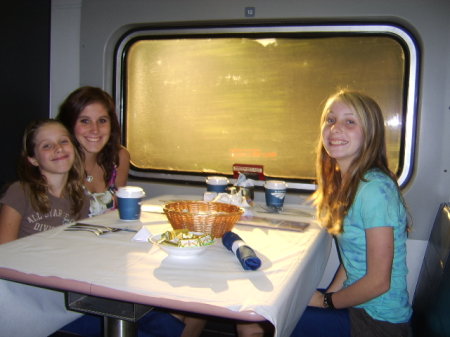 Amtrak train ride